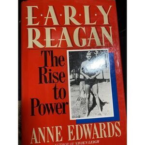 VTG Early Reagan Hardcover Book Anne Edwards History American President 1st Edit